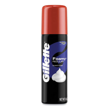 Gillette® Foamy Shave Cream, Original Scent, 2 Oz Aerosol Spray Can, 48-carton freeshipping - TVN Wholesale